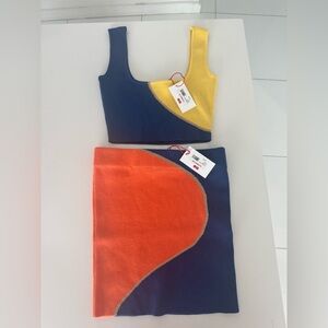 SOLID & STRIPED
The Kimberly Mini Skirt Set , size S